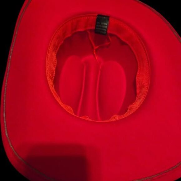 Red Western Hat - Picture 3 of 3